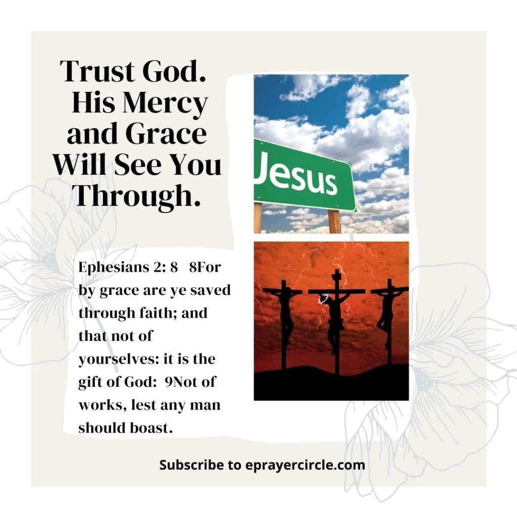 Trust god