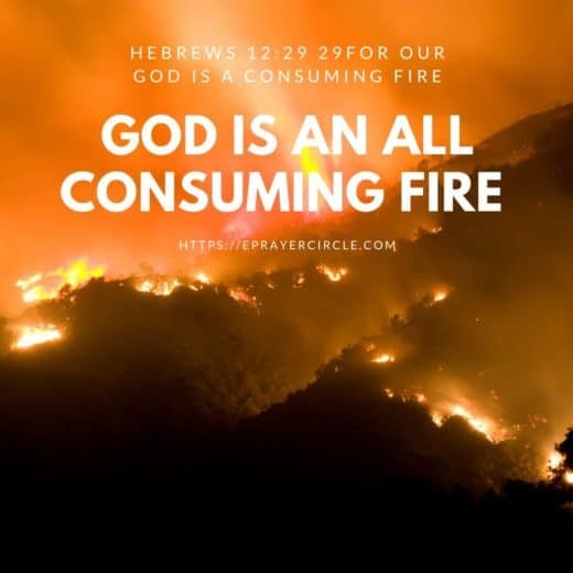 God is an all consuming fire