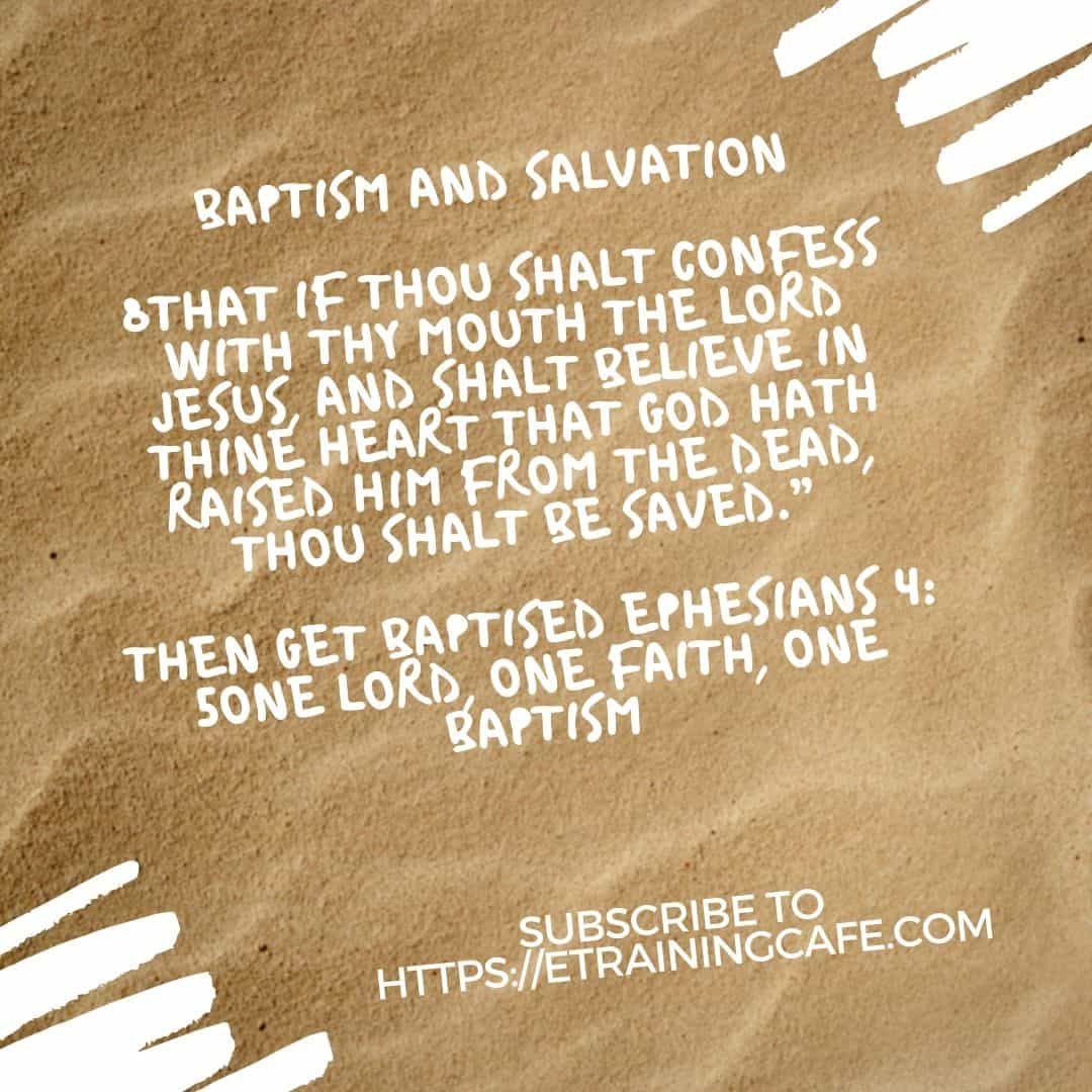 Salvation Baptism