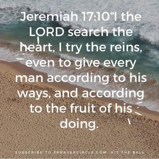 Lord searches the heart
