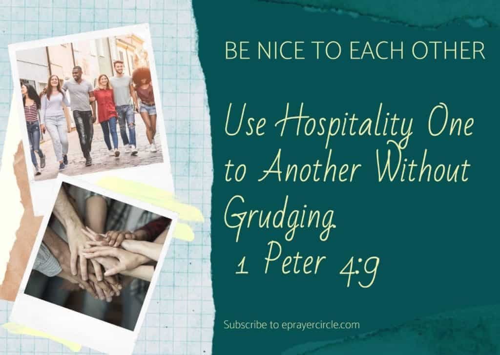 Be nice