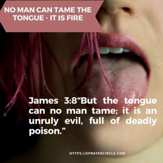 No Man Can Tame The Tongue