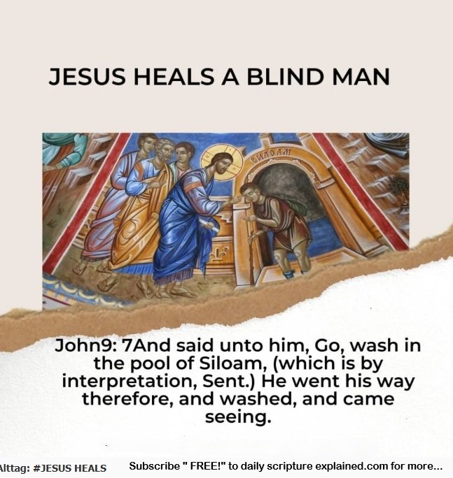 Jesus heals
