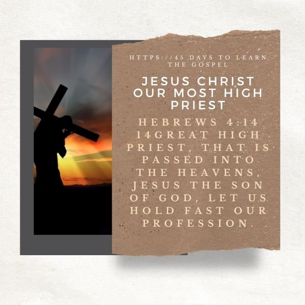 Christ of the high Priest