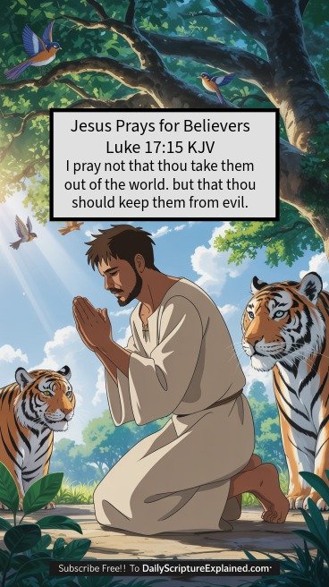 Jesus prays for believers