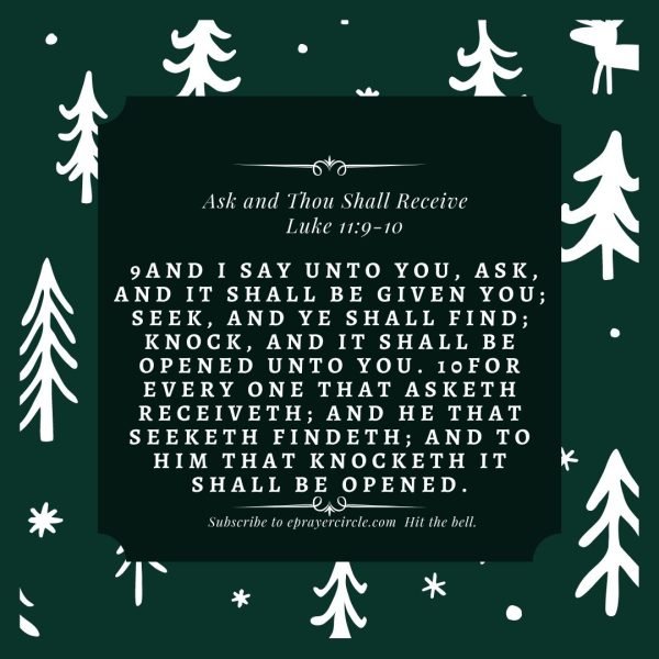 Ask and receive