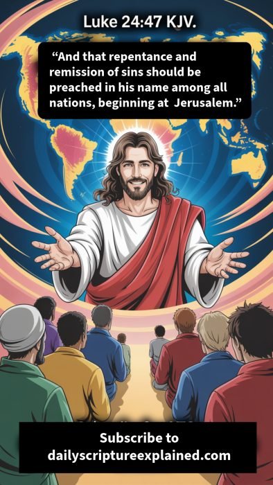 Luke 24:47 repentance with remission