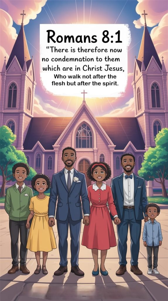 There is no condemnation in Christ Jesus Romans 8:1 kjv