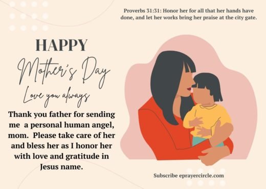 Prayer for Mother from Son or Daughter