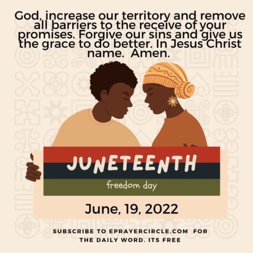 alt tag: Juneteenth Prayer 2022