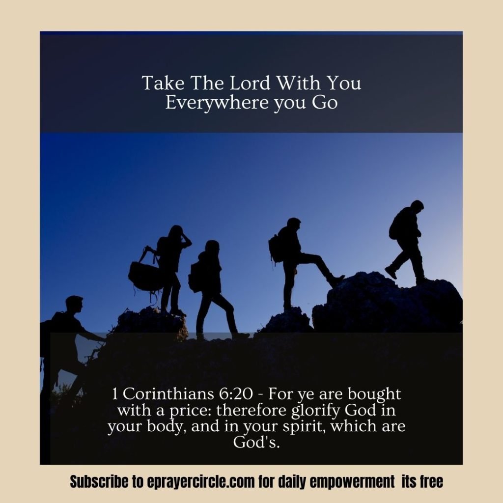 Take The Lord