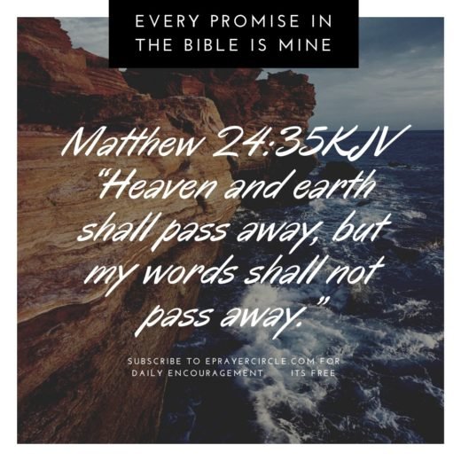 Heaven and Earth Will Pass Before My Words Pass