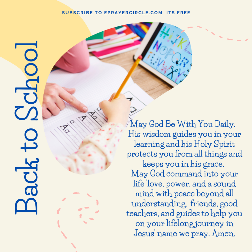 prayerforbacktoschool