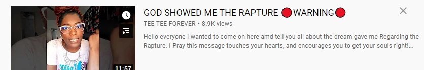 Rapture Dream On YouTube