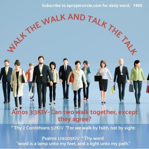 Walk the Walk and Talk the Talk