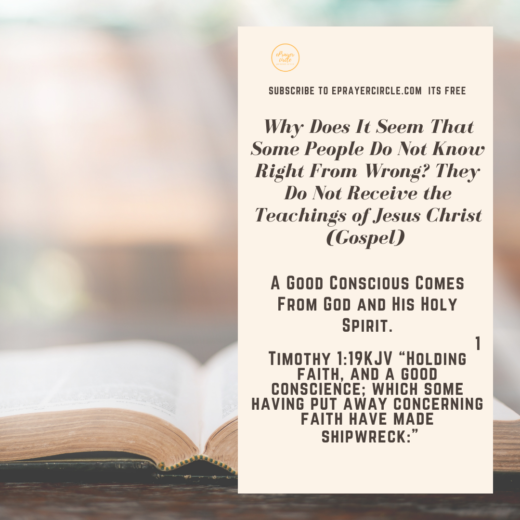 The difference between right and wrong