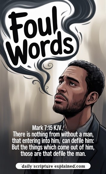 Foul Words Define a Man