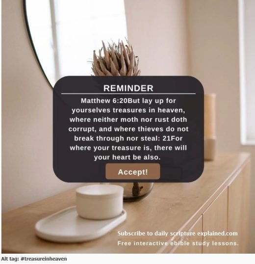 treasurein heaven
