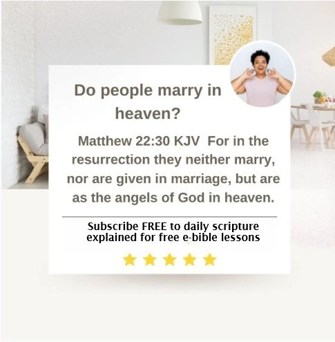dont marry in heaven
