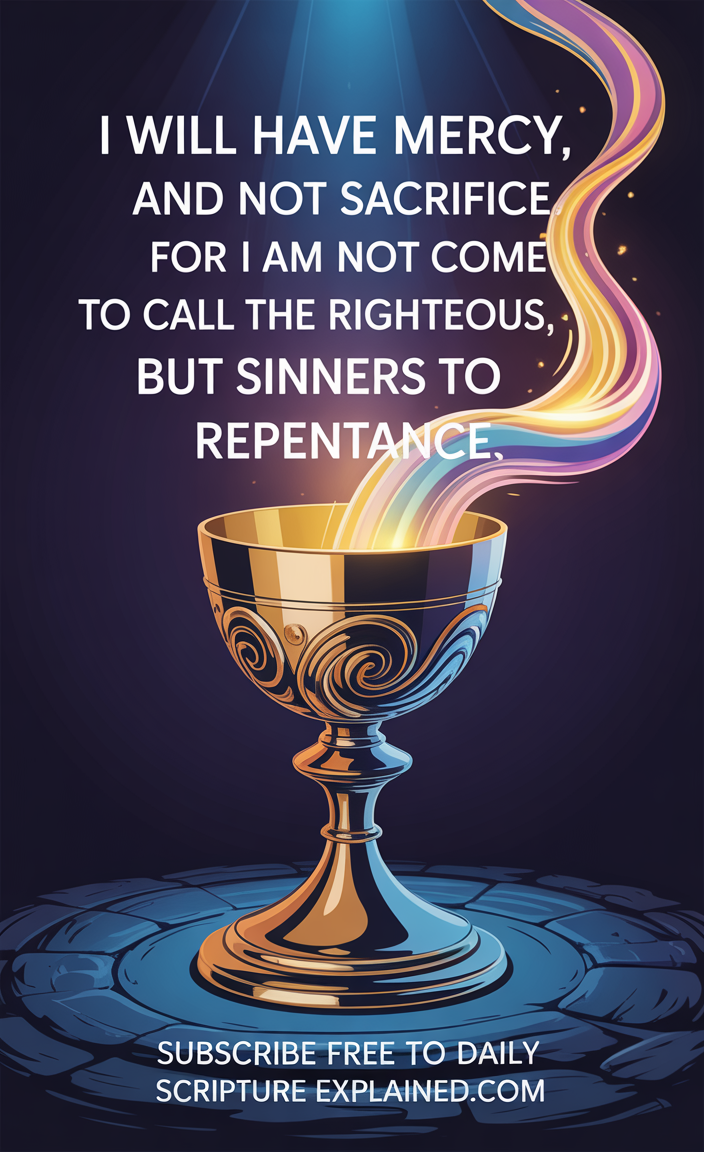 Mercy not sacrifice