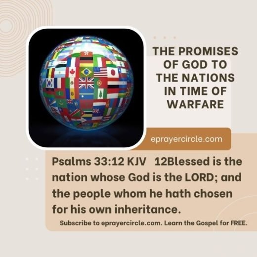 the promises of god to the nations in warfare