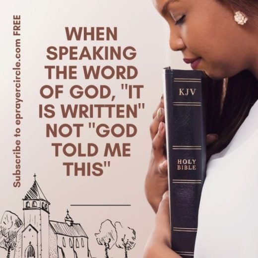 when speaking the word of god, (1)