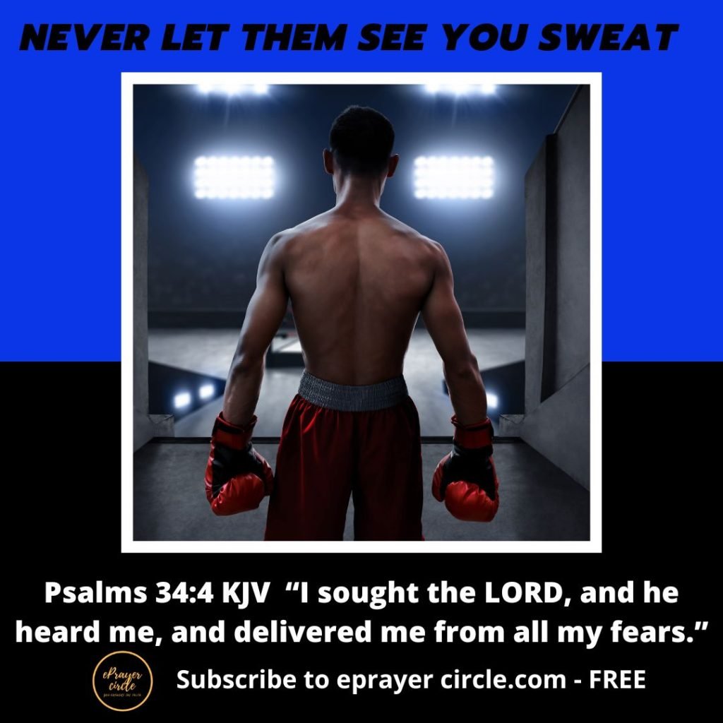 #Never let them see you sweat