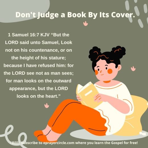 don't judge a book by its cover