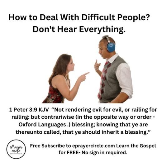 how to deal with difficult people