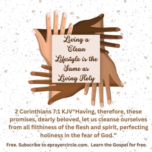 living a clean lifestyle