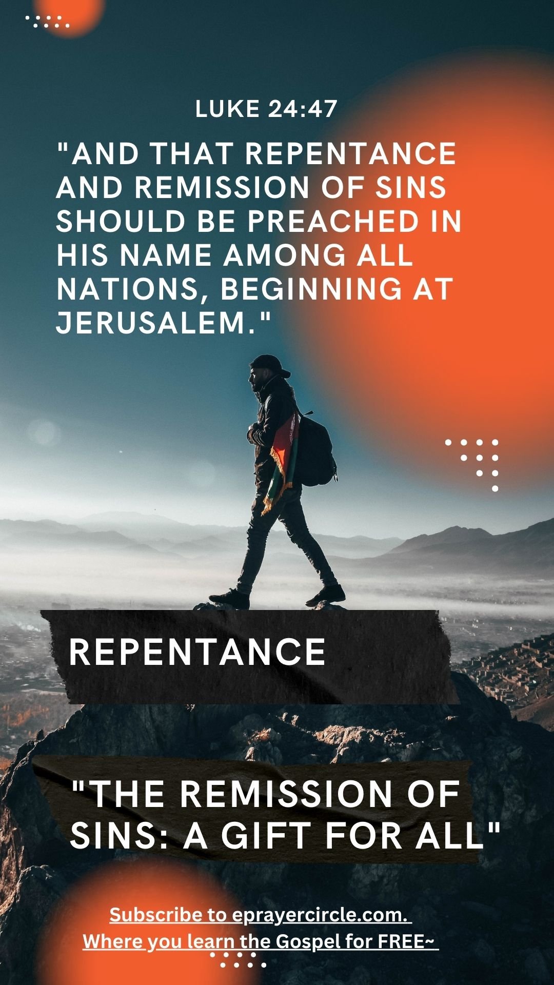 Alt tag: Repentane: the remission of sins is a gift for all