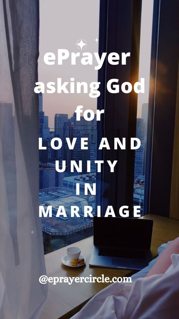 Prayer for unity and love in marriages