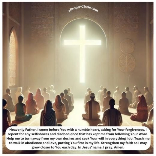 selfishness and disobedience