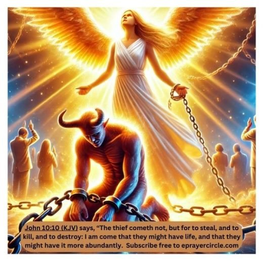 john 1010 (kjv) says, “the thief cometh not, but for to steal, and to kill, and to destroy i am come that they might have life, and that they might have it more abundantly.