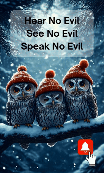 See, hear and speak no