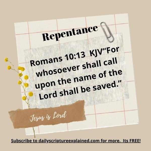 Repentance