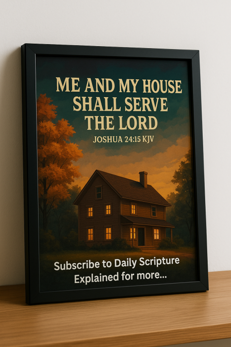 Me and My House Shall Serve the Lord