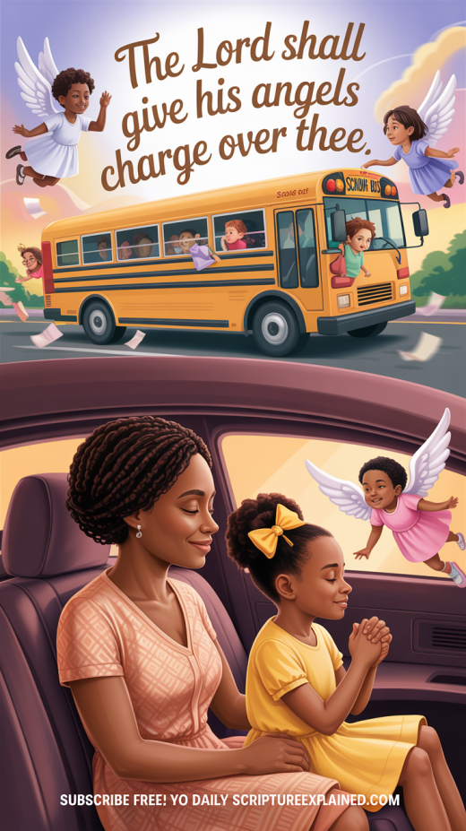 Praying on the way to school