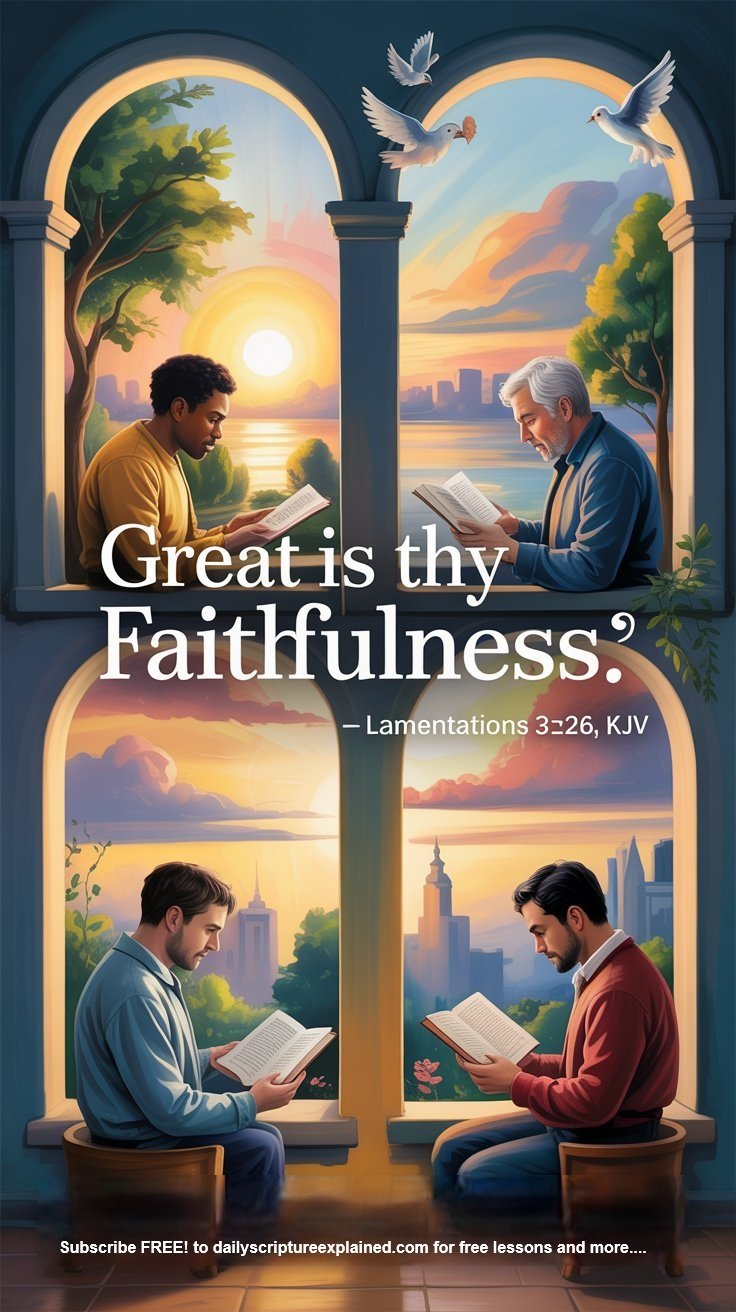 Great is Thy Faithfulness Men