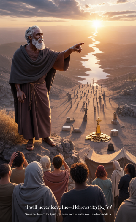 Moses and the people