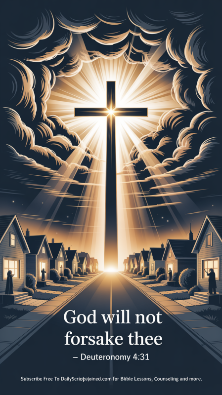 God will not forsake thee