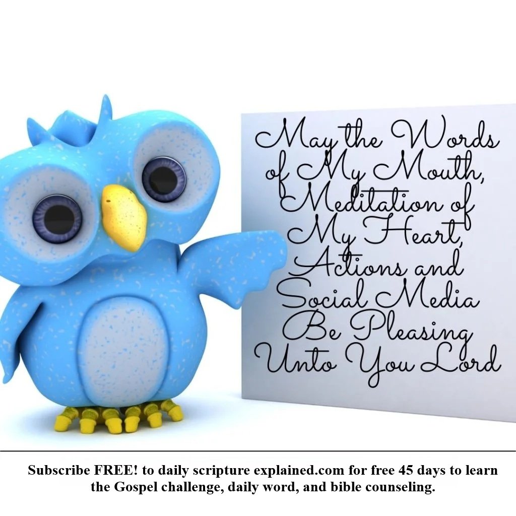 May the words of my mouth