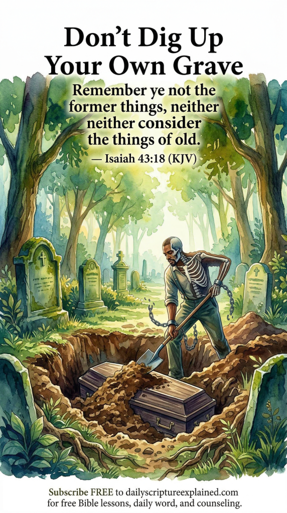 Dont dig up your grave