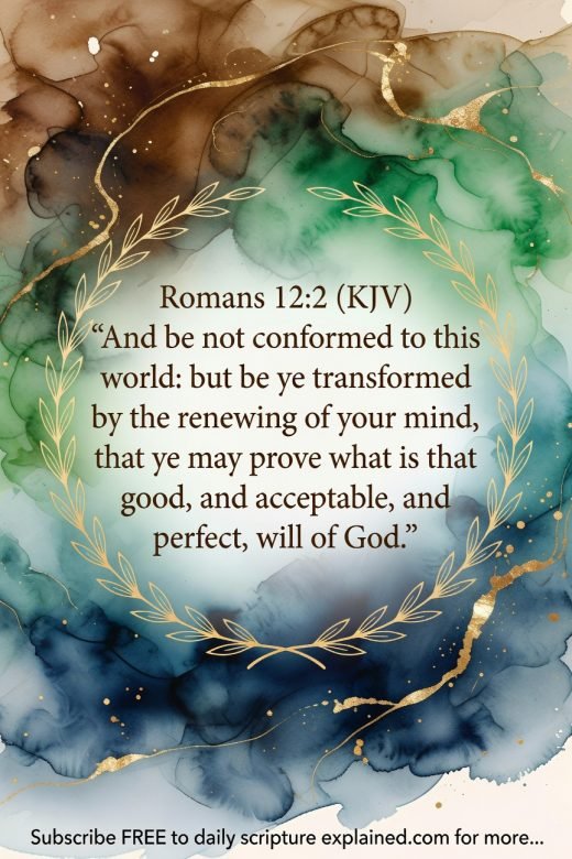 renewing of the mind