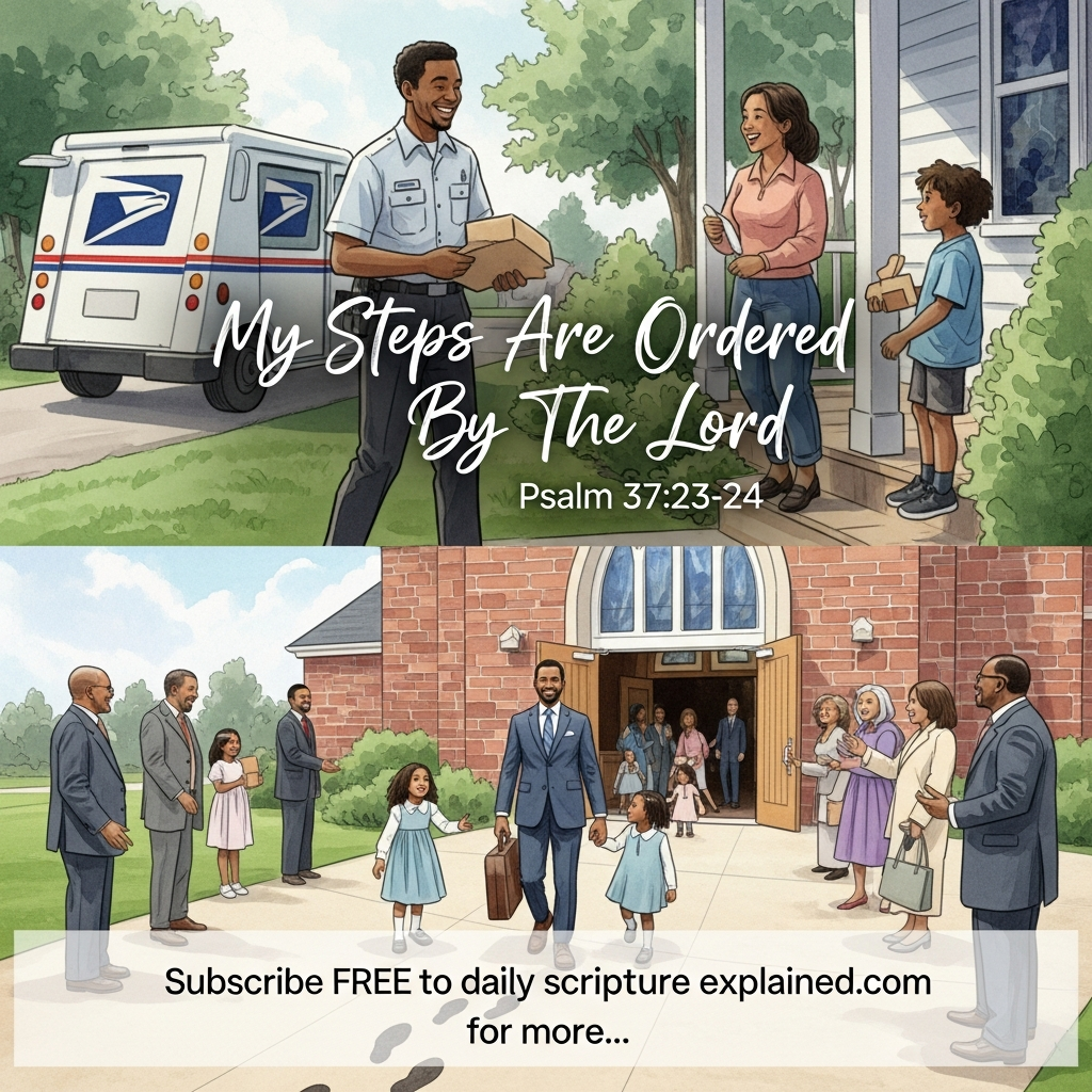 Steps are orderedby the Lord