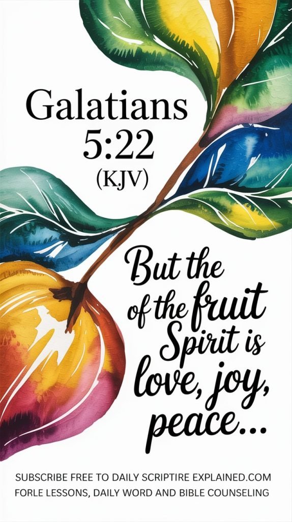 fruit of the spirit