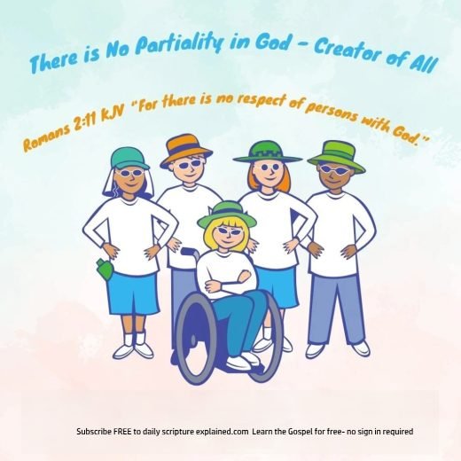 God is no respector of persons