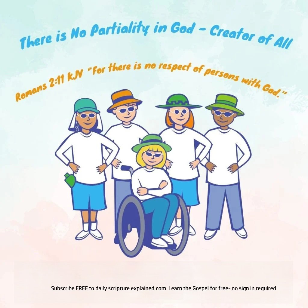 God is no respector of persons