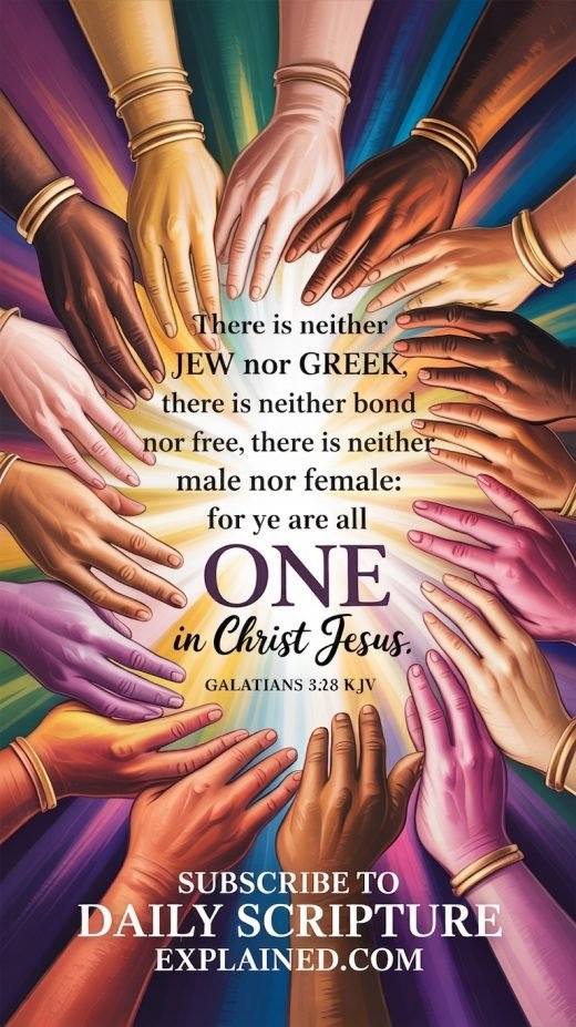 we are all one in Jesus