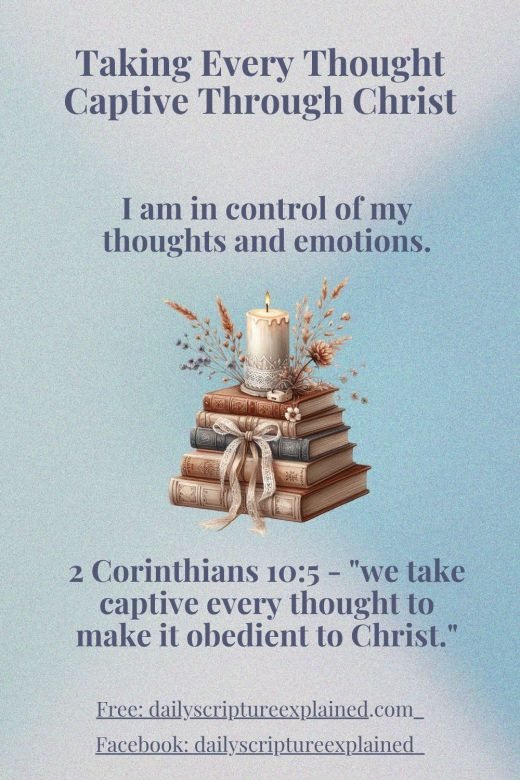 Taking every thought captive
